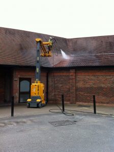 Jet Washing Roof