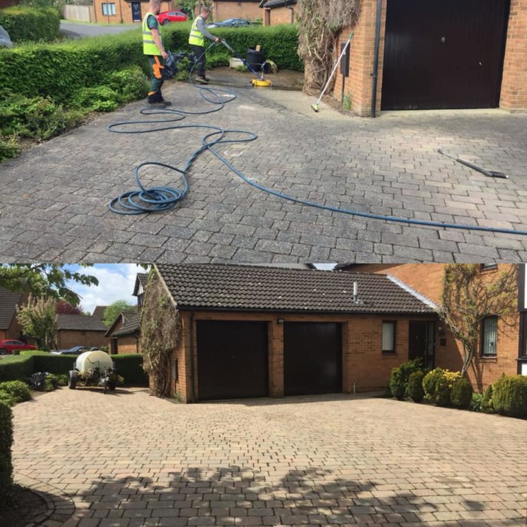Jet Washing Before and After