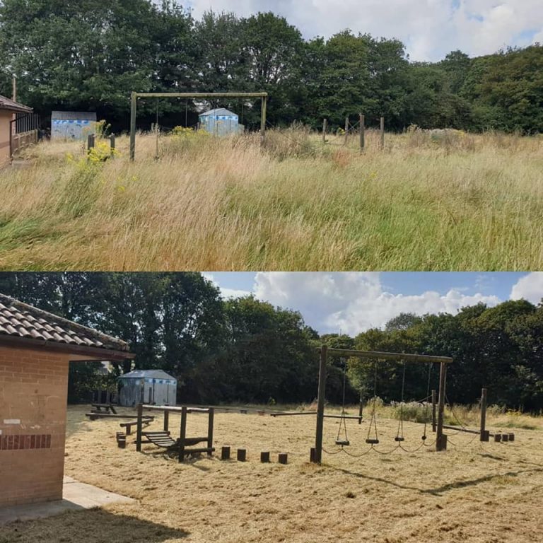 playground clear up image before and after