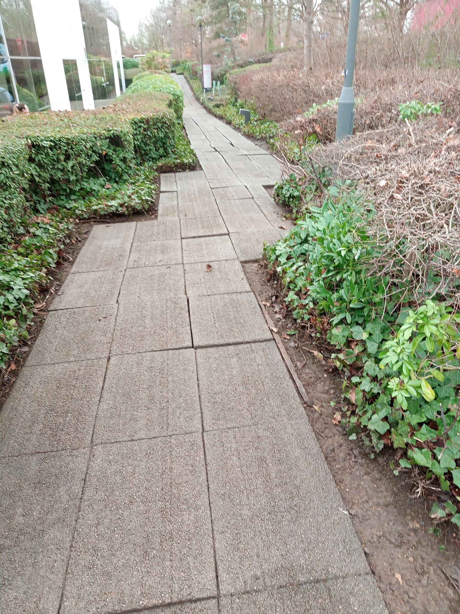 new pristine pavement