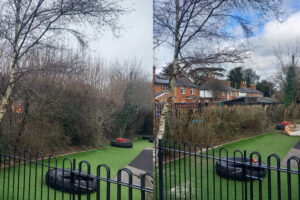 stony stratford school before and after images